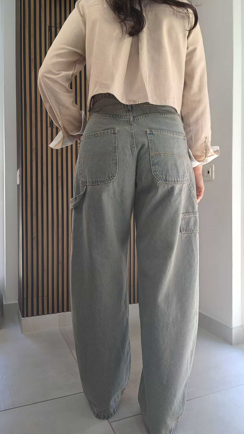 Jeans carpenter sabbiato