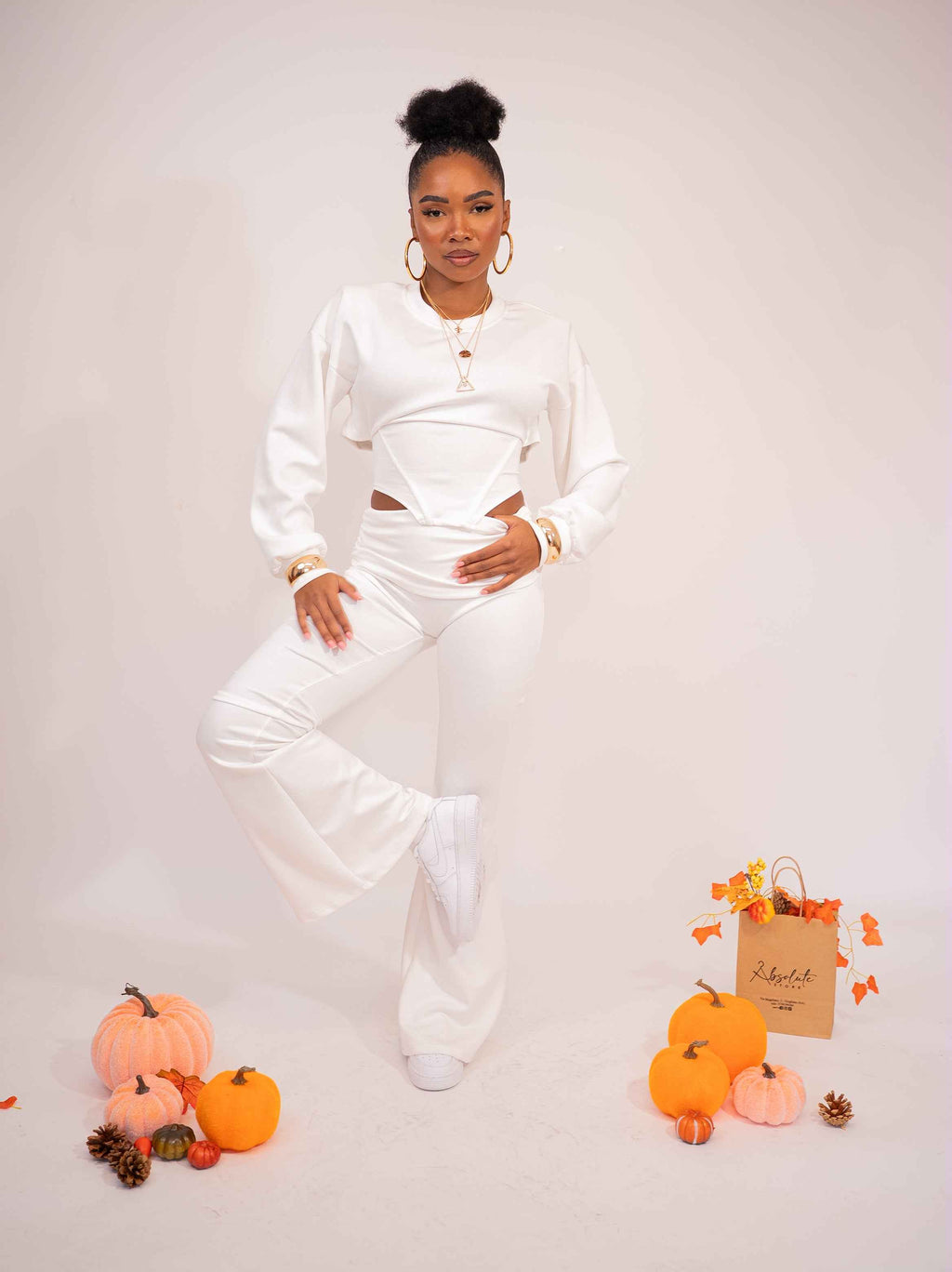 Coordinato tuta bustino